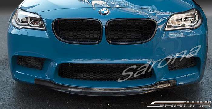 Custom BMW 5 Series  Sedan Front Lip/Splitter (2012 - 2016) - $370.00 (Part #BM-082-FA)